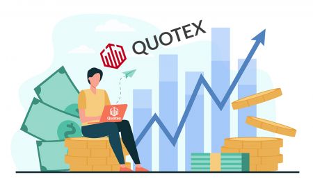 Jak vybrat a vložit peníze v Quotexu