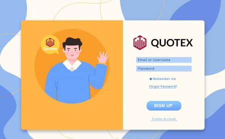Quotex Trading Broker တွင် စာရင်းသွင်းပြီး အကောင့်ဝင်နည်း
