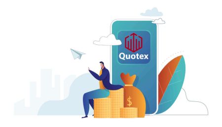 Hoe om aan te meld en geld by Quotex te onttrek