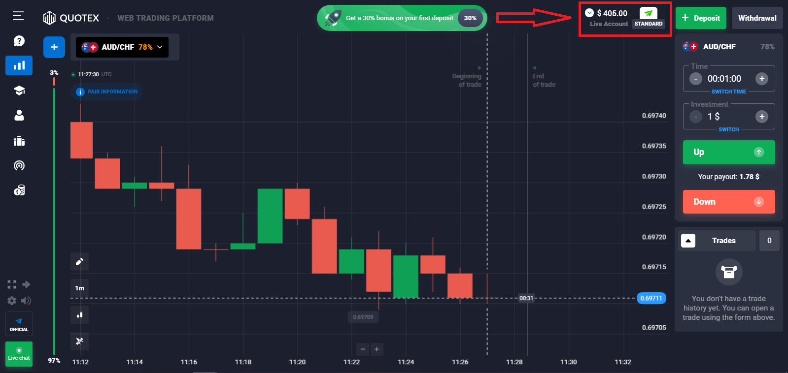 Как внести депозит криптовалютой в Quotex Как внести депозит криптовалютой в Quotex