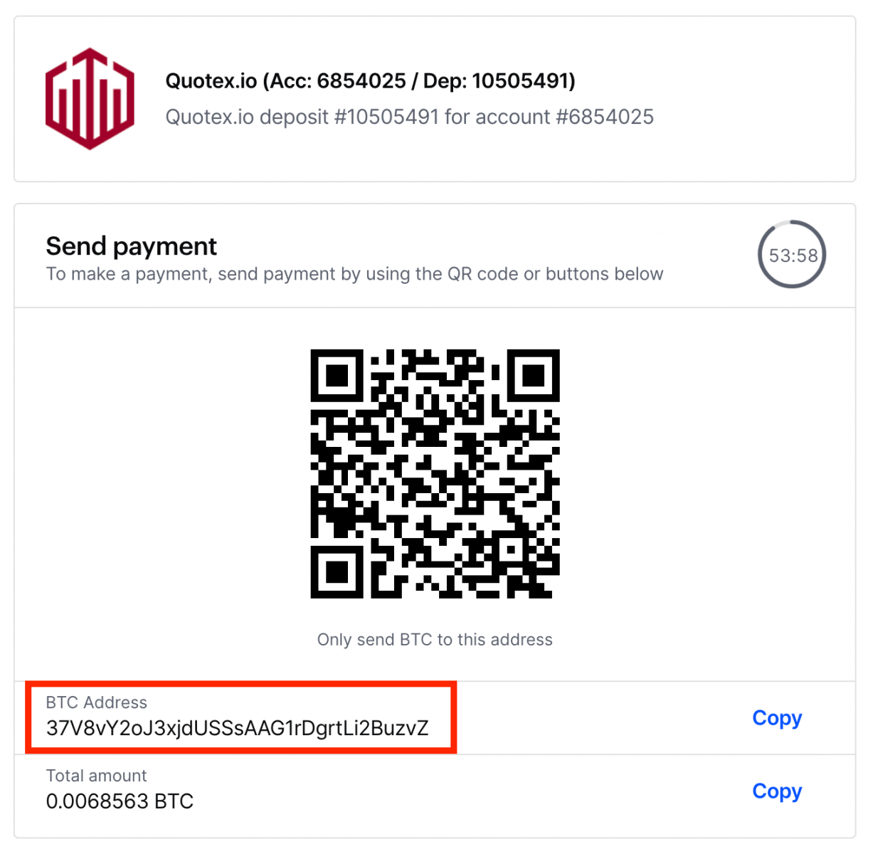 Momwe Mungasungire Ndalama ndi Cryptocurrency mu Quotex Momwe Mungasungire Ndalama ndi Cryptocurrency mu Quotex