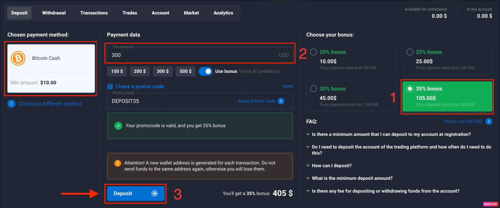 Momwe Mungasungire Ndalama ndi Cryptocurrency mu Quotex Momwe Mungasungire Ndalama ndi Cryptocurrency mu Quotex
