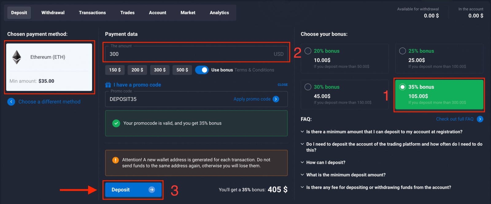 Momwe Mungasungire Ndalama ndi Cryptocurrency mu Quotex Momwe Mungasungire Ndalama ndi Cryptocurrency mu Quotex