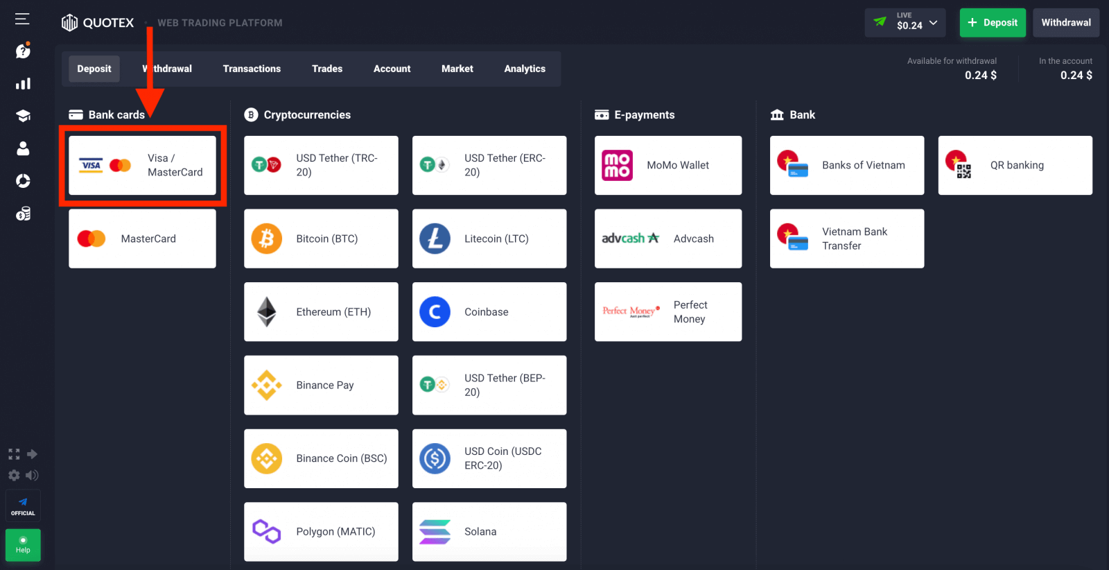 Quotex'te Para Yatırma ve Dijital Opsiyon Ticareti Nasıl Yapılır? Quotex'te Para Yatırma ve Dijital Opsiyon Ticareti Nasıl Yapılır?