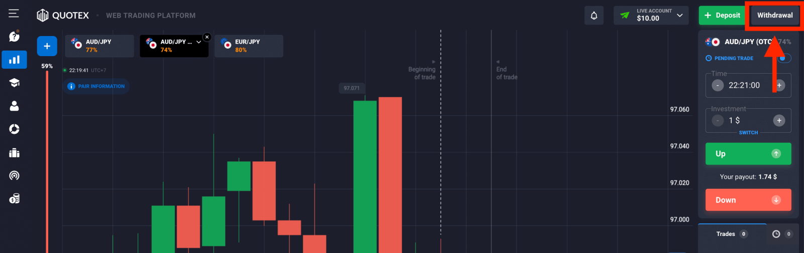 How to Sign in and Withdraw Money from Quotex