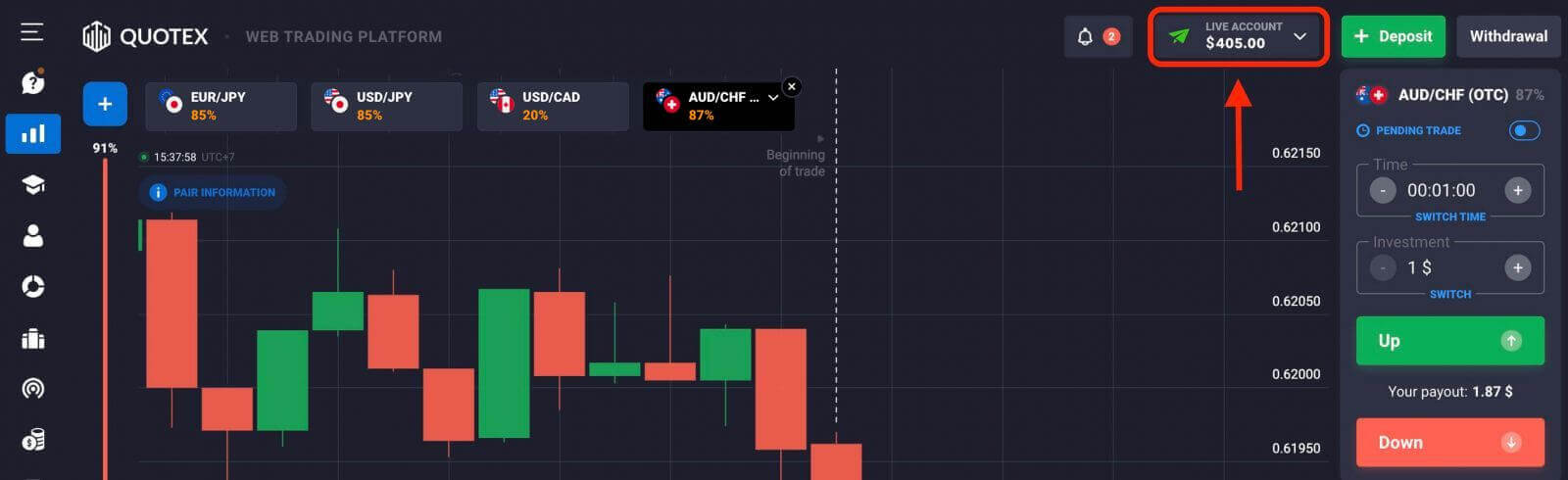 Quotex Deposit le ho ntša Chelete Egepeta Quotex Deposit le ho ntša Chelete Egepeta