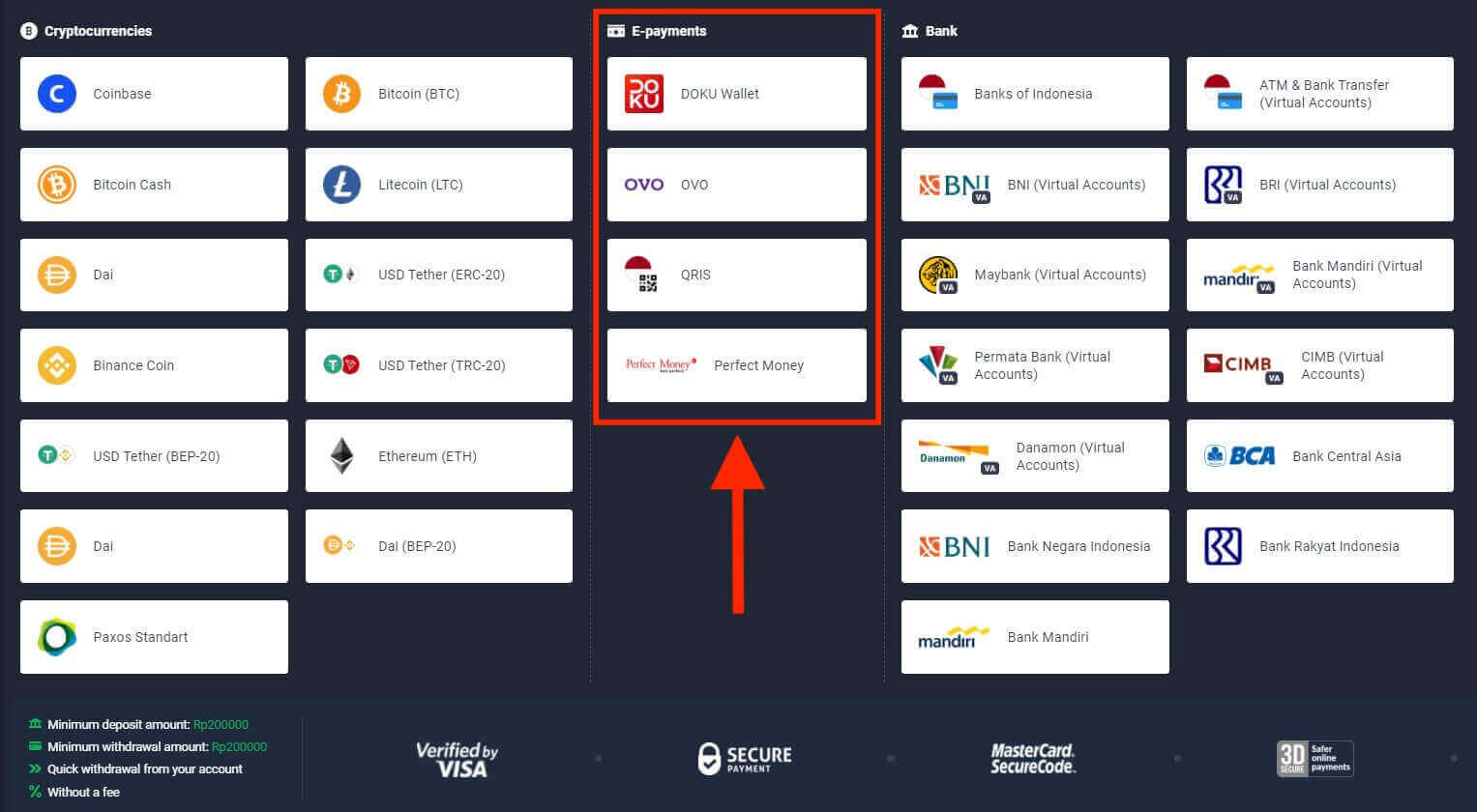 Quotex ฝากและถอนเงินในอินโดนีเซีย Quotex ฝากและถอนเงินในอินโดนีเซีย