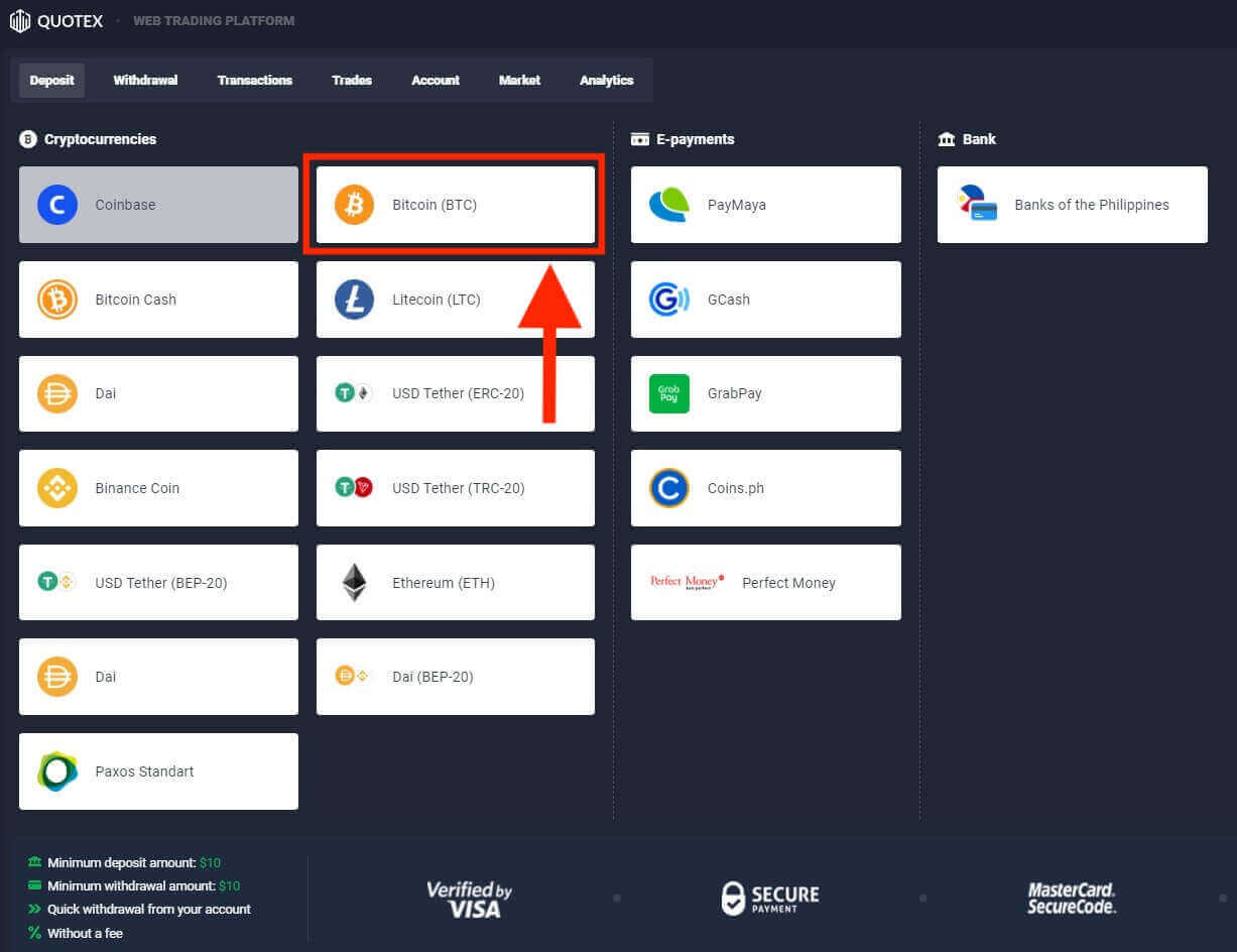 Ввод и вывод денег Quotex на Филиппинах Ввод и вывод денег Quotex на Филиппинах
